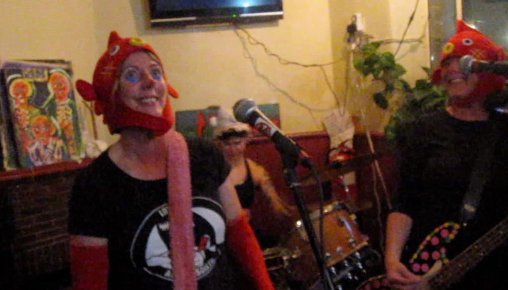 rabies babies gig at the Anchor, still shot from video by Gav